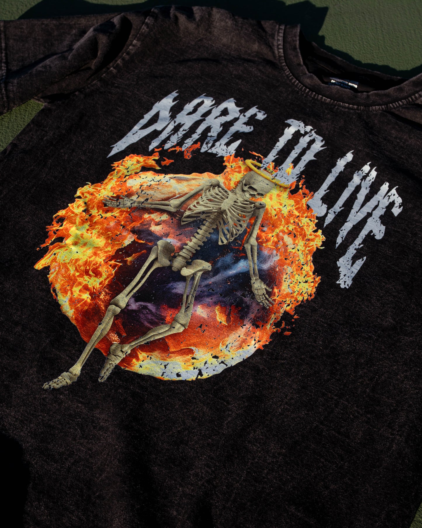 Dare To Live | “Skelly World Burn” Tee