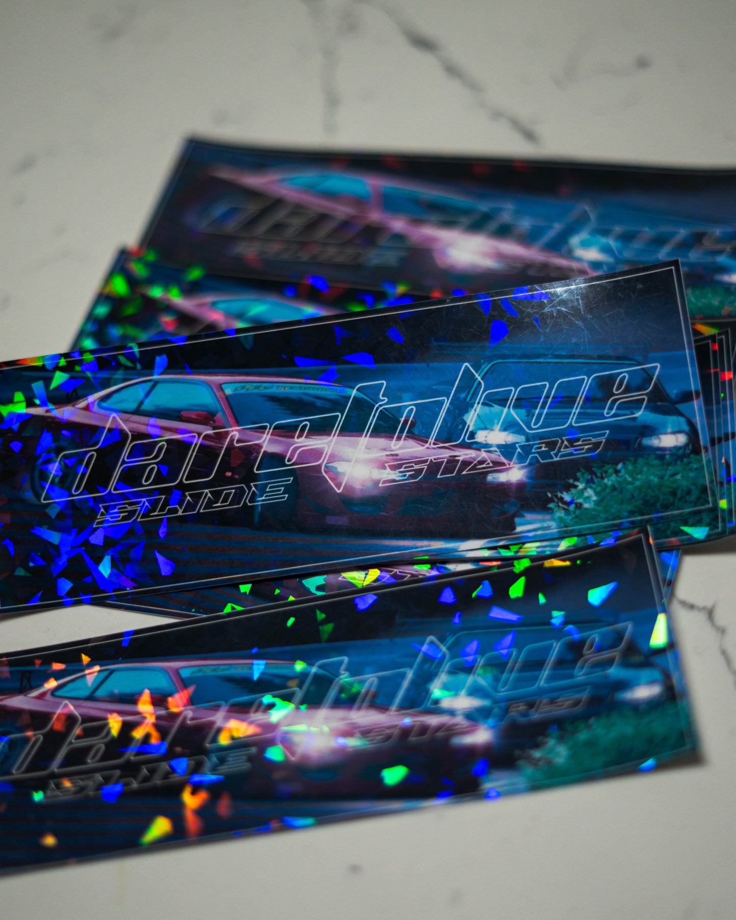 DareToLive Slide Stars Sticker