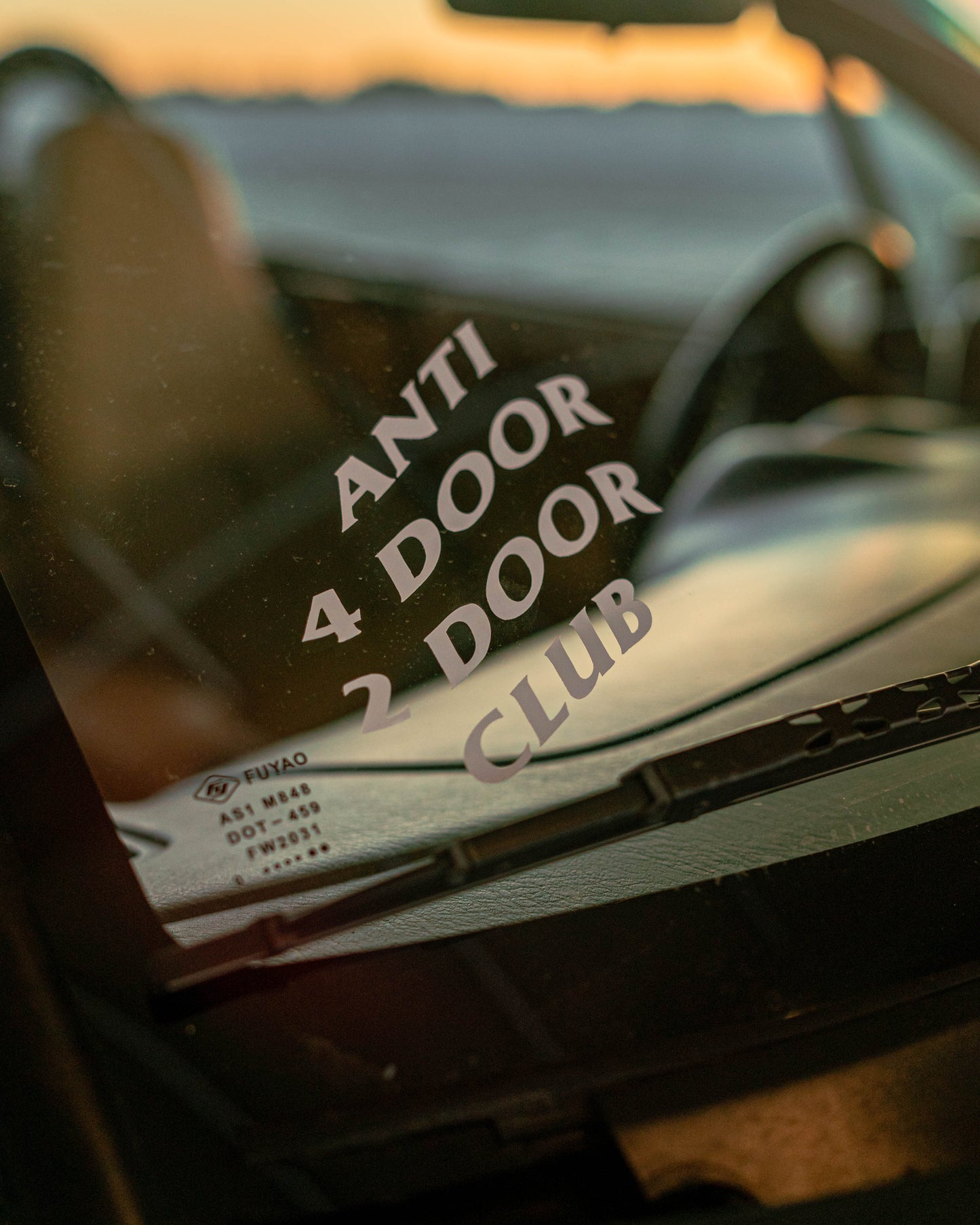 Anti 4 Door 2 Door Club | Decal